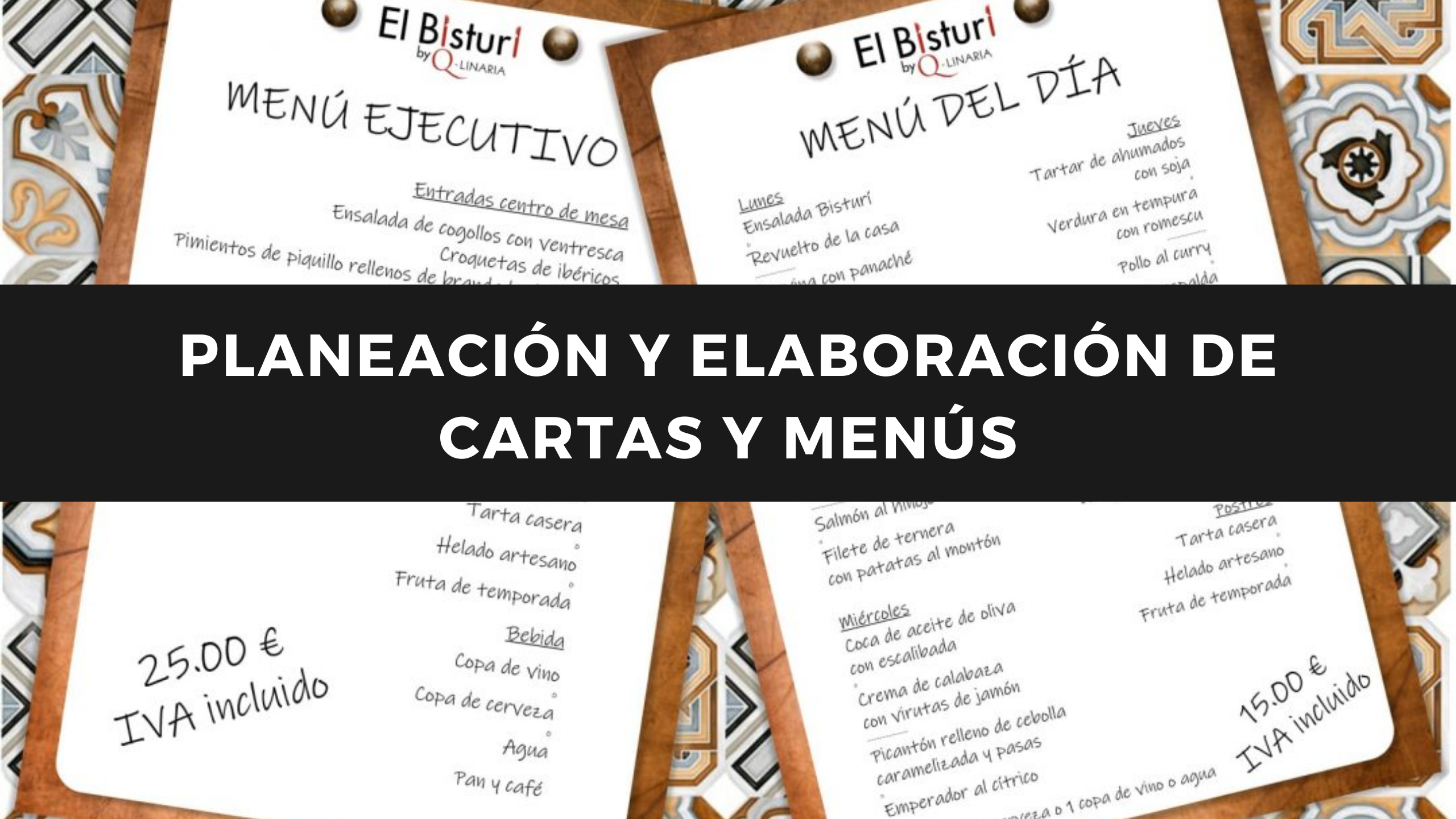 PLANEACIÓN Y ELABORACIÓN DE CARTAS Y MENÚS